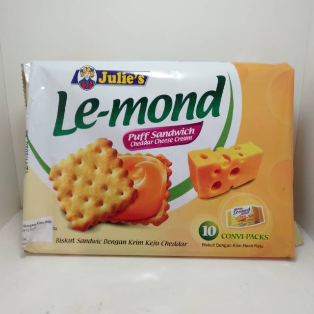 

JULIE'S LEMOND CHEEDAR CHEESE 180GR
