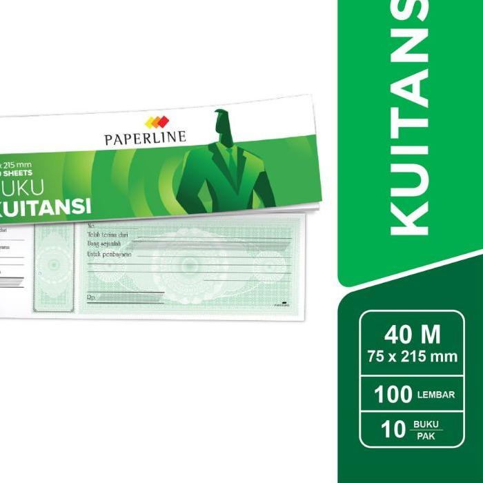 

Ready Stock Buku Kwitansi Kecil Paperline ( 10 buku ) D0S..