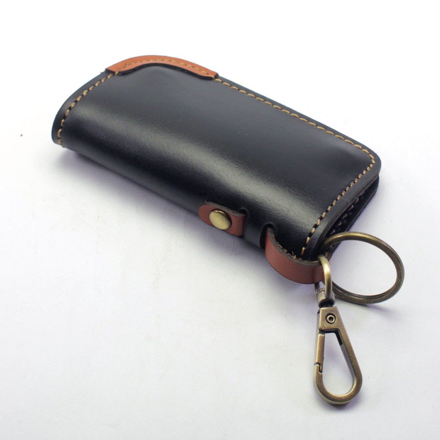 Dompet STNK Mobil Motor kulit asli key chain Gantungan