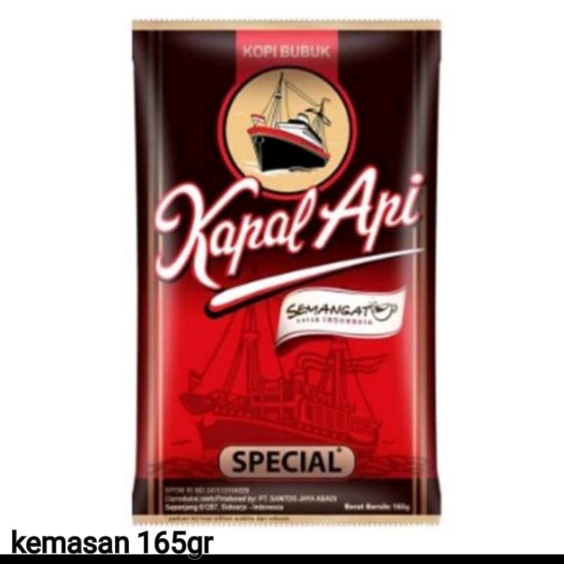 

Kopi kapal api Spesial 165gr