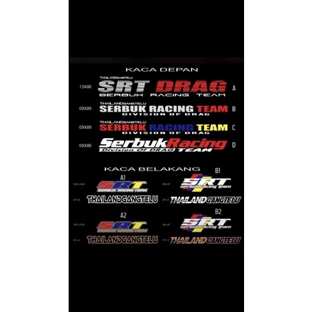 sticker SRT