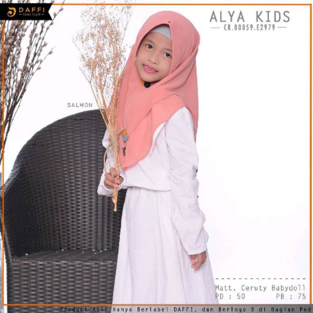Jilbab daffi alya kids