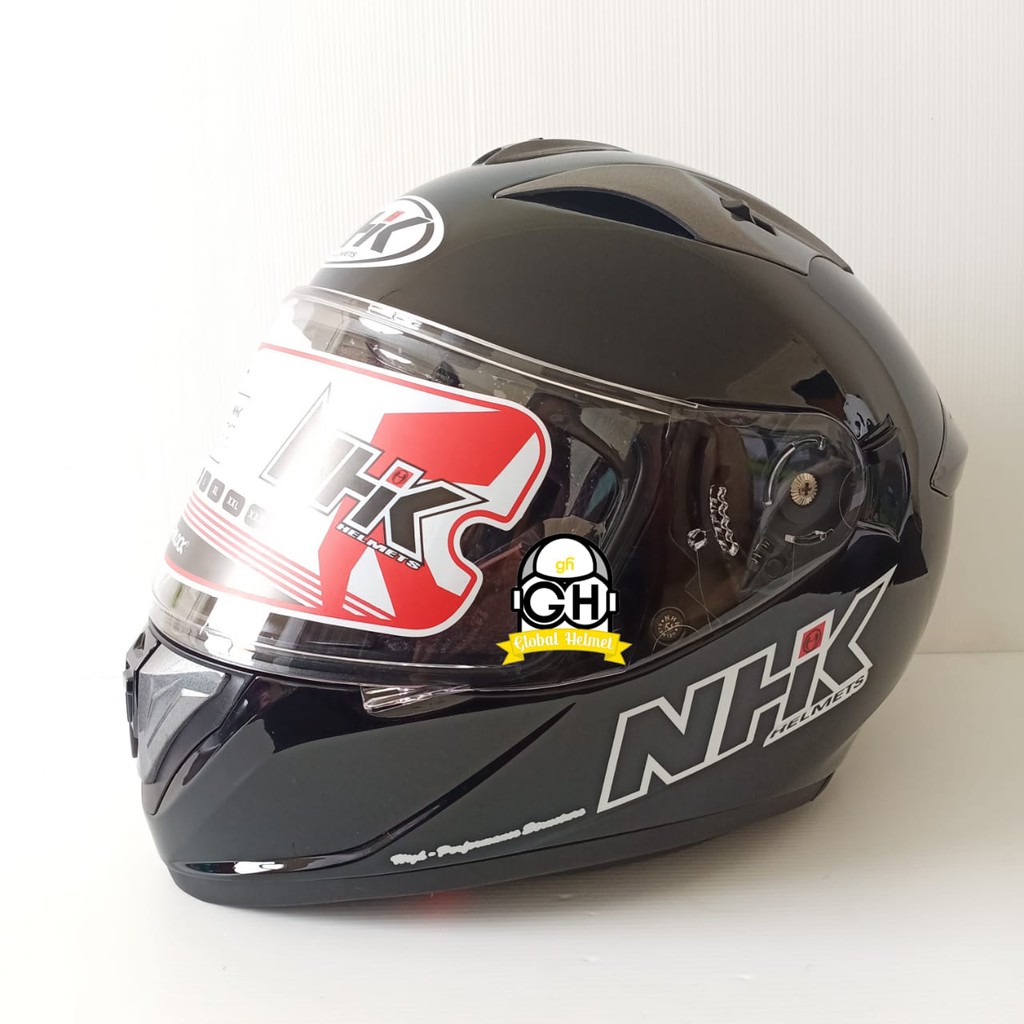 HELM NHK FULL FACE NHK GP PRIME ULTRA LIMITED EDITION SOLID BLACK