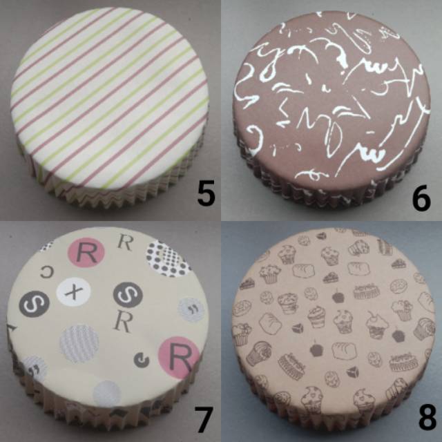 (8.5 X 2.5) Paper Cup Cake Bulat/Tempat Cetakan Kue Small