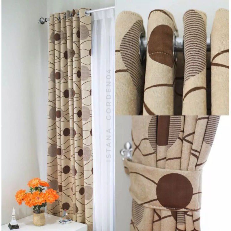 Termurah Gorden Blackout polkadot Gorden mewah Gorden rumah minimalis