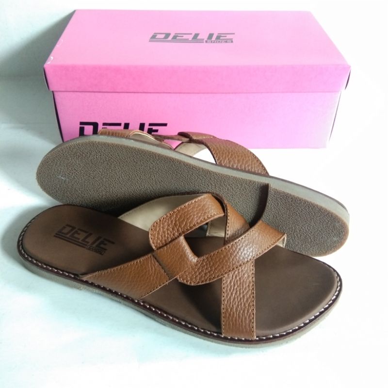 Sandal Kulit Asli Wanita Size Besar 41-43