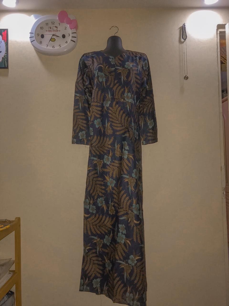 Gamis Batik (cod) Manggar Gamis Batik Pesta Model Terbaru