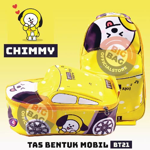 Tas Anak Lucu Karakter  - Bentuk Mobil - Tas Ransel Sekolah Anak TK Tas Mobil