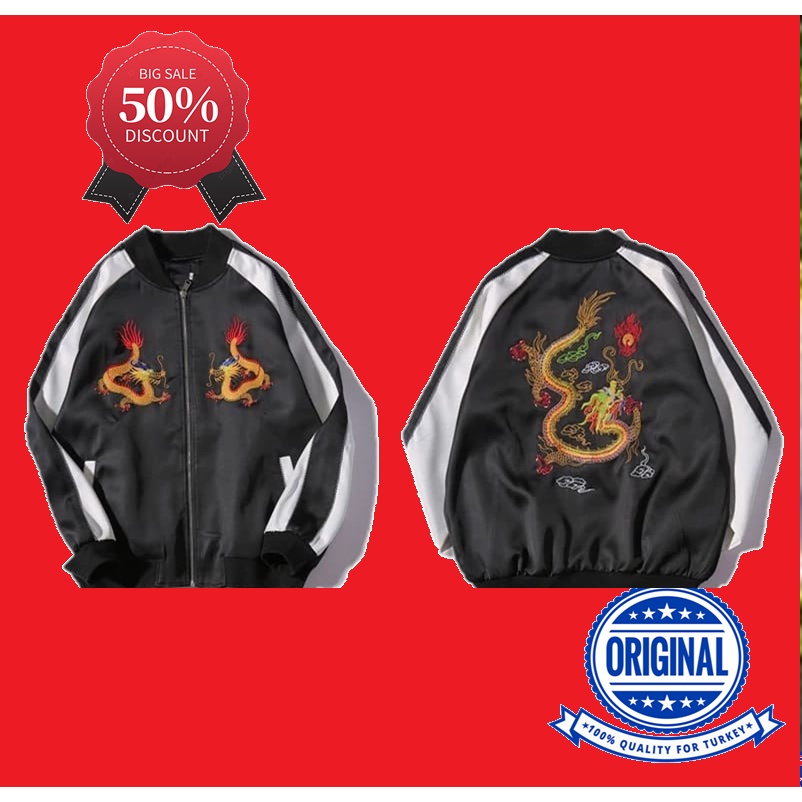 Jaket Sukajan Naga A152/X Urband Absolute Jaket Sukajan Dragon