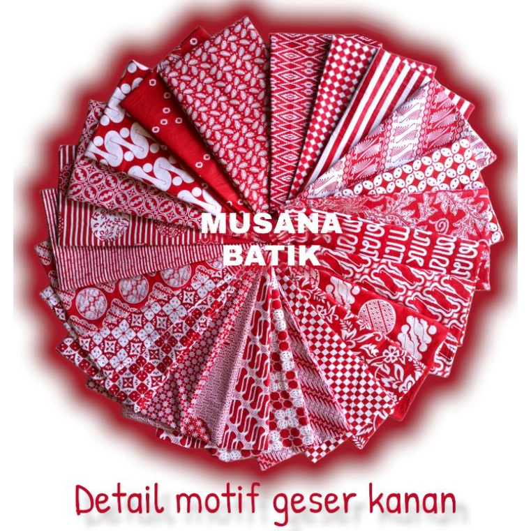 crn kain batik merah putih kain merah putih seragam sekolah kain agustusan