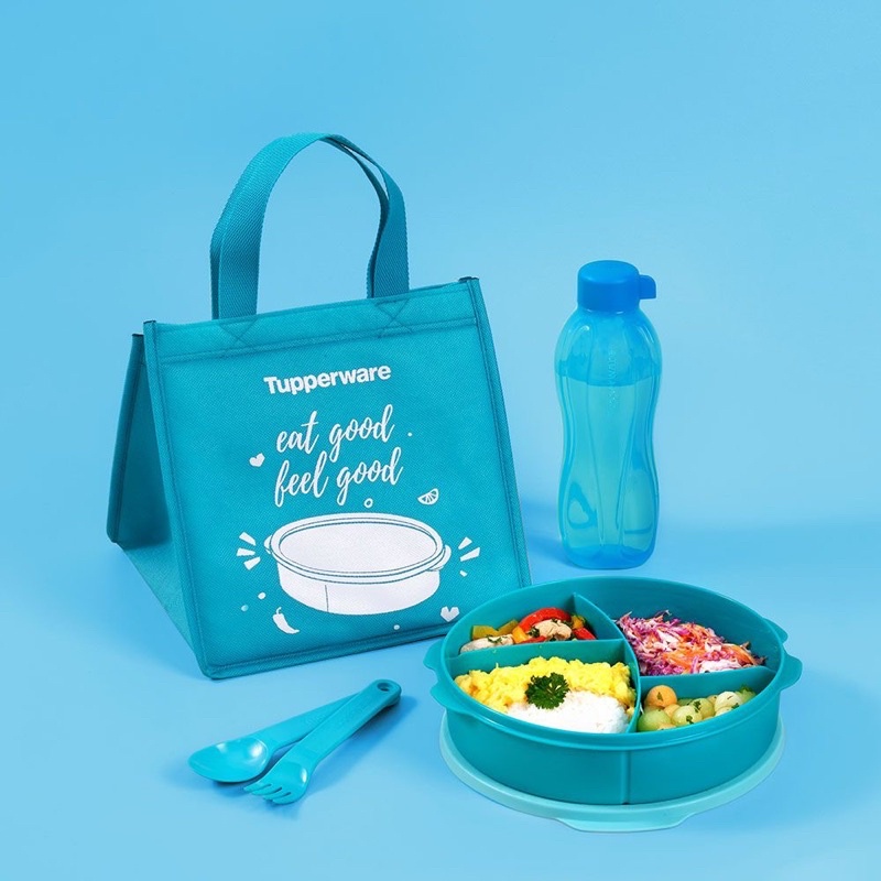 PROMO Tupperware Lunch box - Kotak makan set tupperware ori