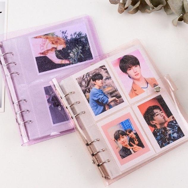 

Office & Stationery | Document Organizer | Binder Photocard Jelly Glitter 6 Ring Polos Photo Card Polaroid Foto | Best Seller