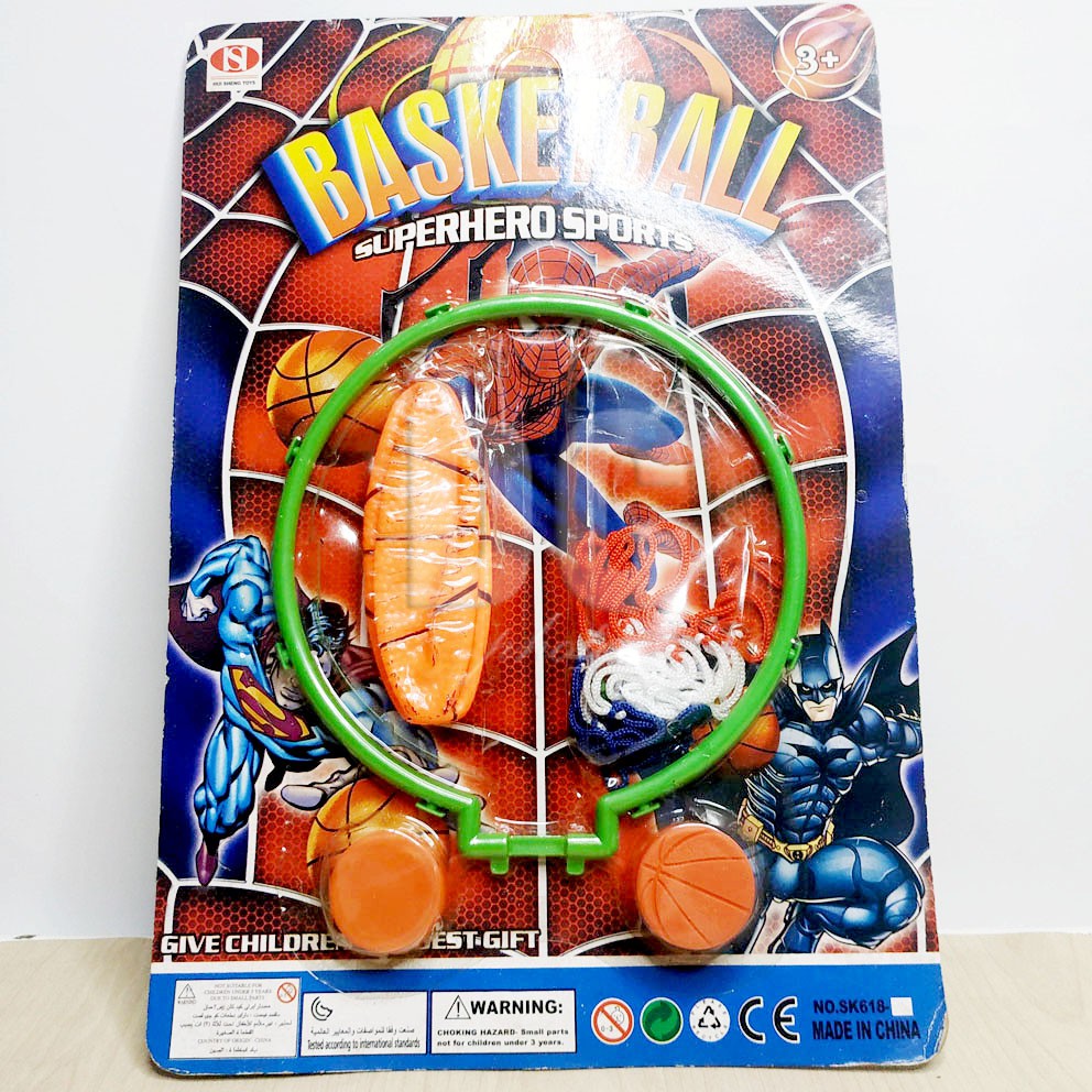 Basketball Superhero Sports Ring &amp; Bola Basket Anak