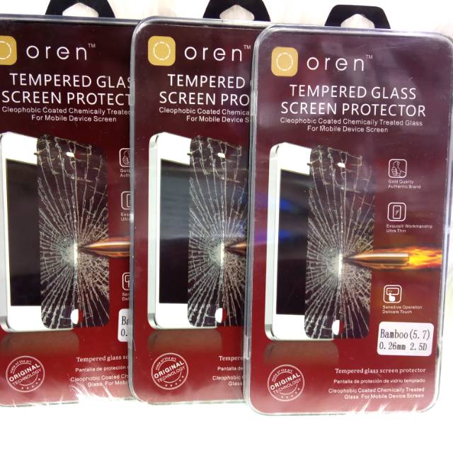 TEMPERED GLASS BENING BIASA XIOAMI  NOTE BAMBU