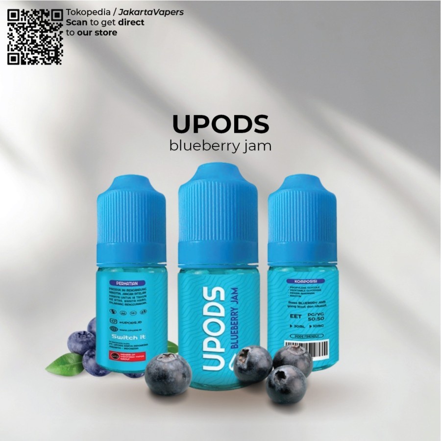 Liquid Upods Blueberry Jam Pods Friendly 30ML by Upods x IJC