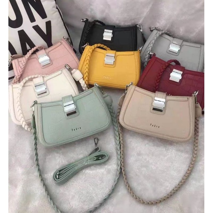 EL 5886 TAS SELEMPANG IMPORT WANITA CEWEK PEREMPUAN JAKARTA BATAM TALI KEPANG