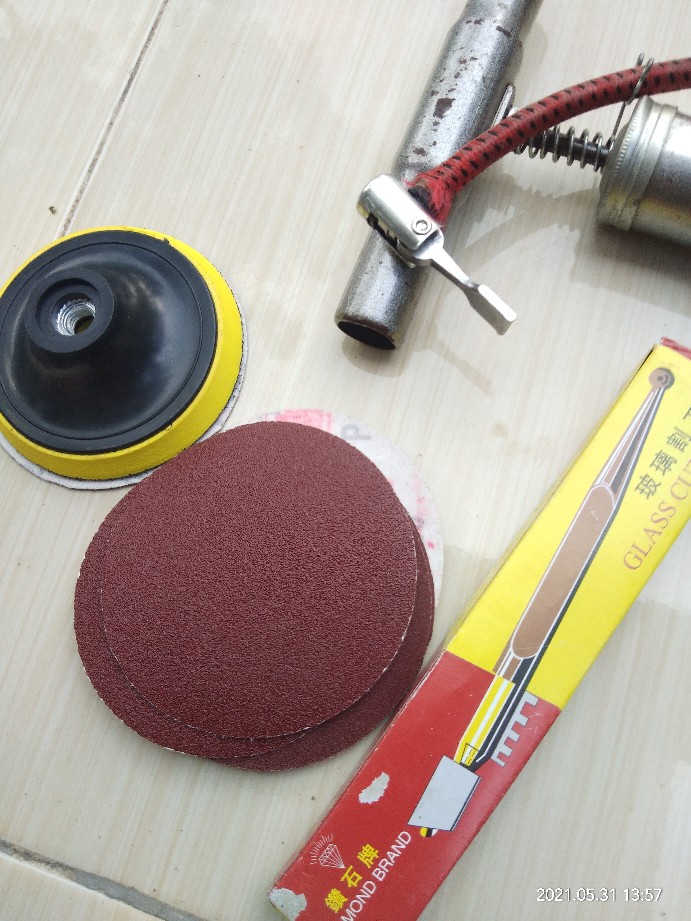 Promo Amplas Bulat Velcro Tempel Gerinda 4 Inch Paling Murah - 80 Rmp