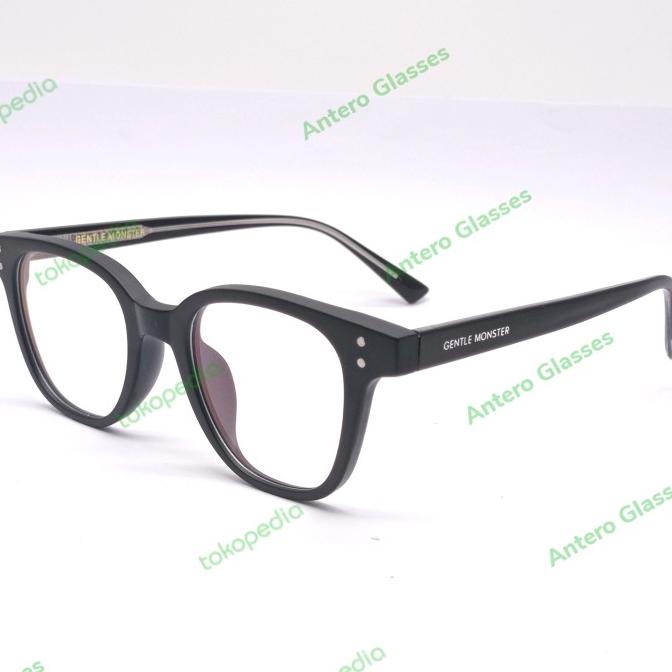 frame kacamata pria wanita vintage style GM8004 matte black