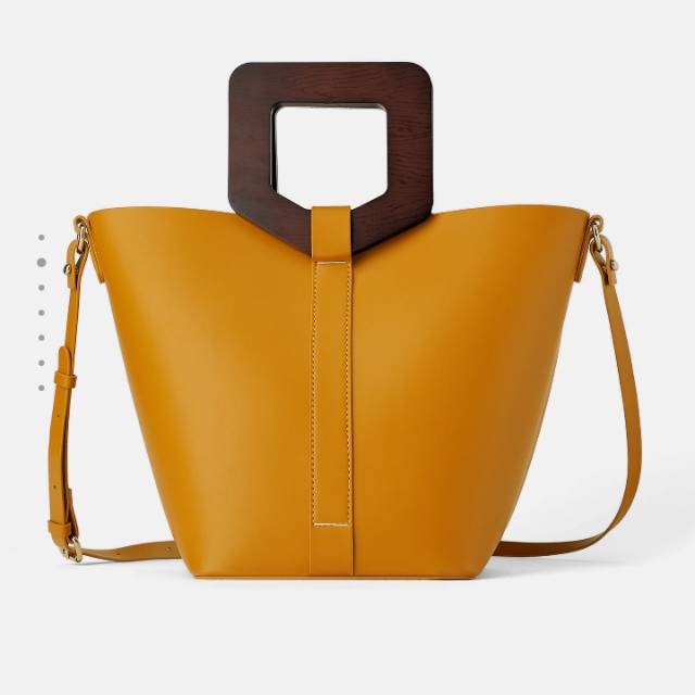 Zara Woman Rigid Tote Bag