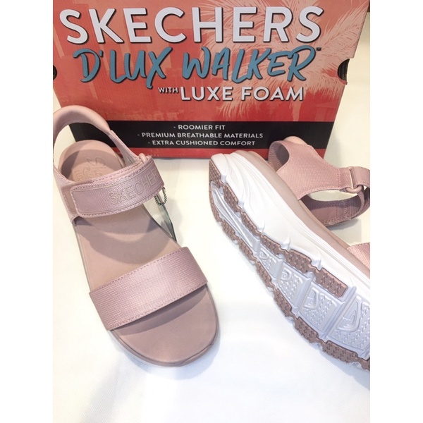 Skechers Sandal Women D'lux Walker New Block // Women Sandal // Original Skechers