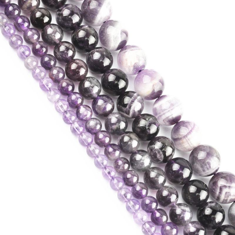 1Strand DIY Natural Gemstone Space Loose Beads for Making Jewelry Material Wholesale