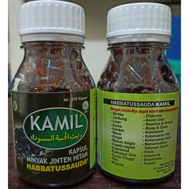 Kamil Habbatussauda Oil-Kamil Minyak Jinten Hitam