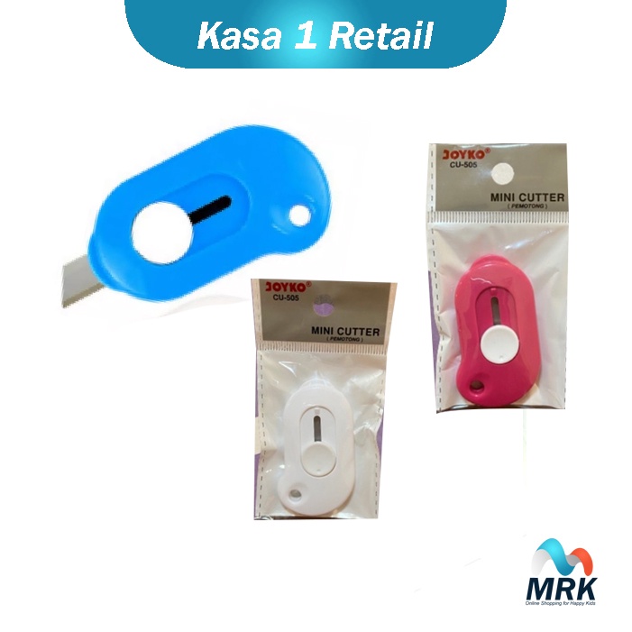 Pisau Cutter Mini Oval / Bulat / Pemotong Kertas