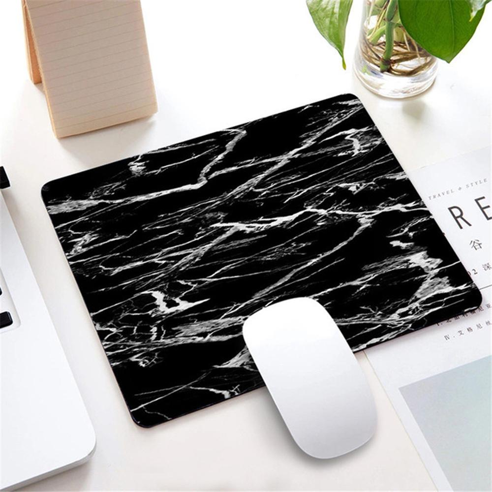 Augustina Marble Mousepad Aksesoris Kantor Keyboard Komputer Sandaran Pergelangan Tangan Untuk Gaming Cup Mat Mouse Pad