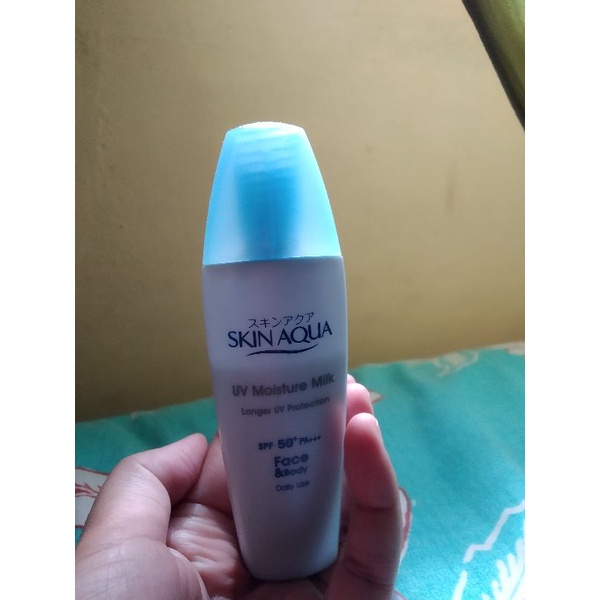 Sunscreen skin aqua