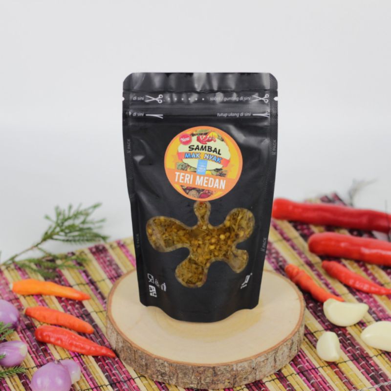 

Sambal Teri Medan Pouch 100 g (Sambal Maknyak)