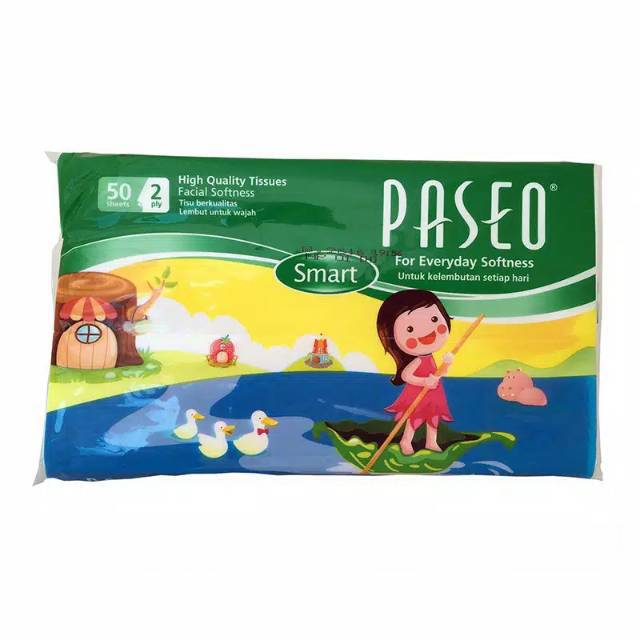 Tissue Paseo Smart Travel Pack Kecil 50 Lembar