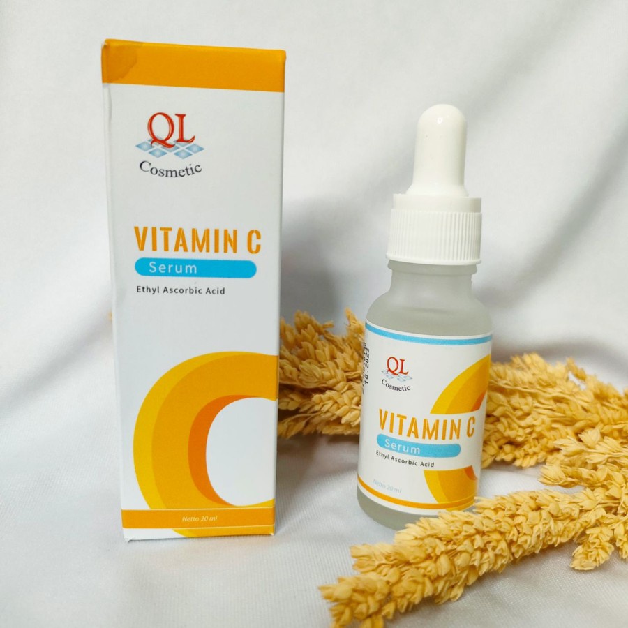 QL FACE SERUM VIT C | VITAMIN C SERUM WAJAH - 20 ML