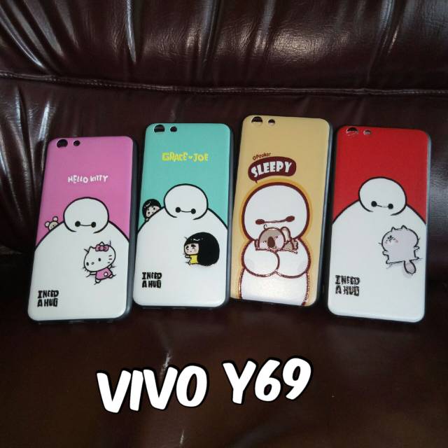 Vivo y69 softcase baymax case  vivo y69