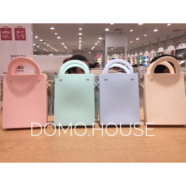 Jual MINISO SILICONE CROSSBODY BAG / TAS SELEMPANG SILICONE MINISO