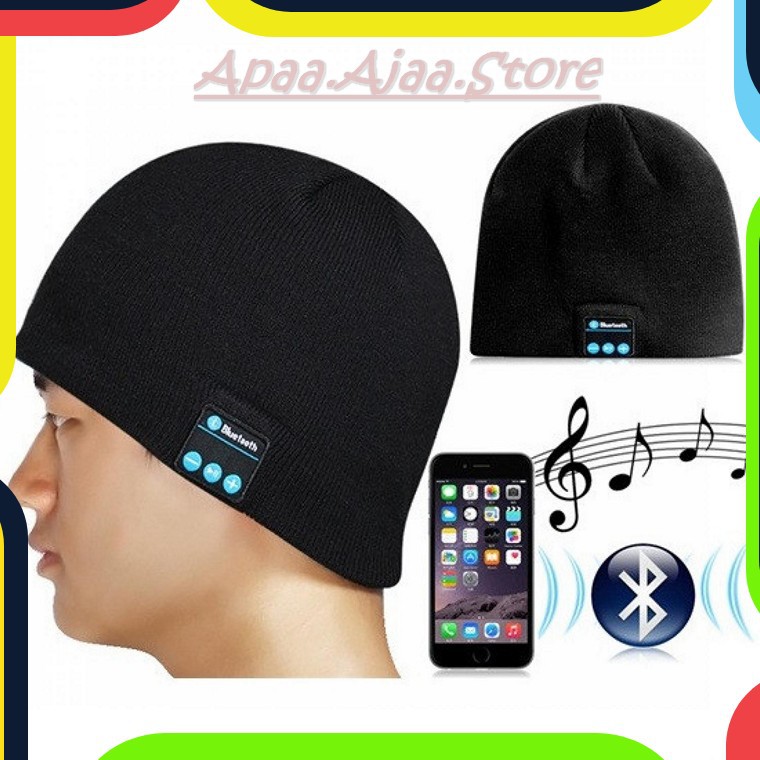 Bayar Ditempat EDAL Kupluk Bluetooth Knit Beanie with Hands-free Calls Speaker - FY42