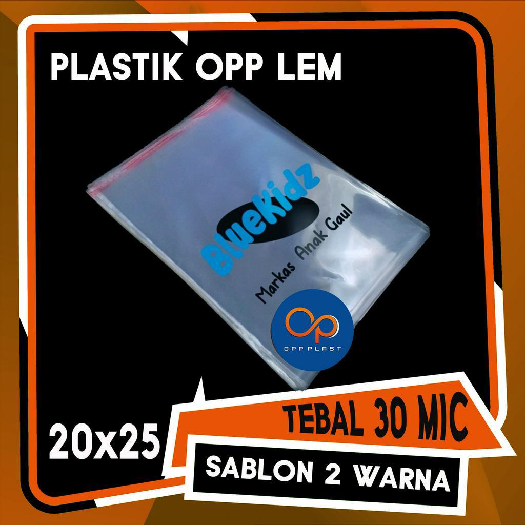 

Plastik OPP 20x25 (1000 lbr) sablon 2 warna