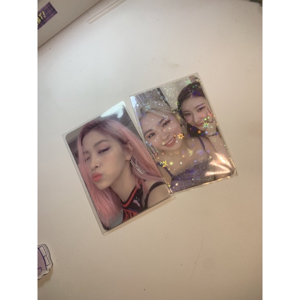 Photocard Ryujin Icy Pout Pair with Unit Ryuryeong Not Shy