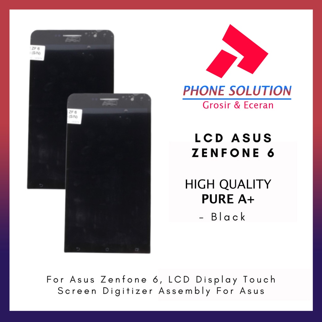 LCD Asus Zenfone 6 Fullset Touchscreen // Supplier LCD Asus Zenfone 6 - Garansi 1 Bulan