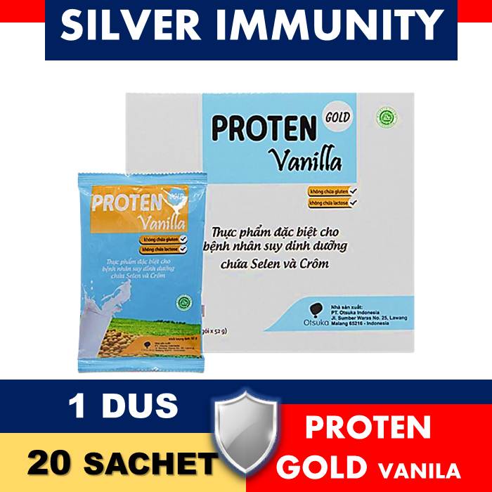 PROTEN GOLD VANILA BOX 20 SACHET