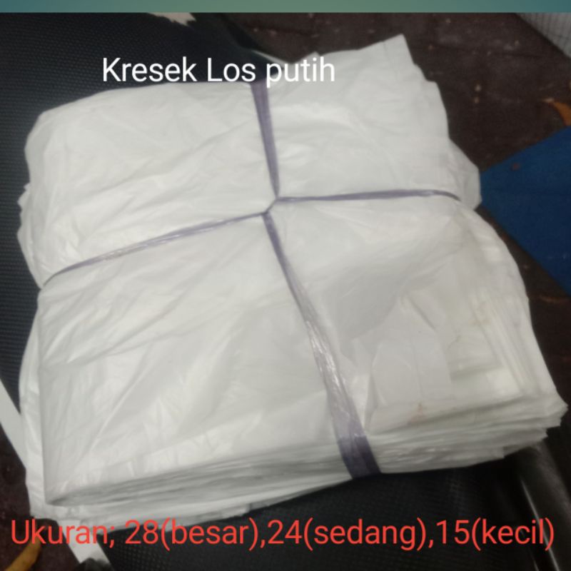 Kantong kresek /kresek kantong /kresek HD kiloan los merk perkutut ukuran 15 (kecil), 24(sedang), 28