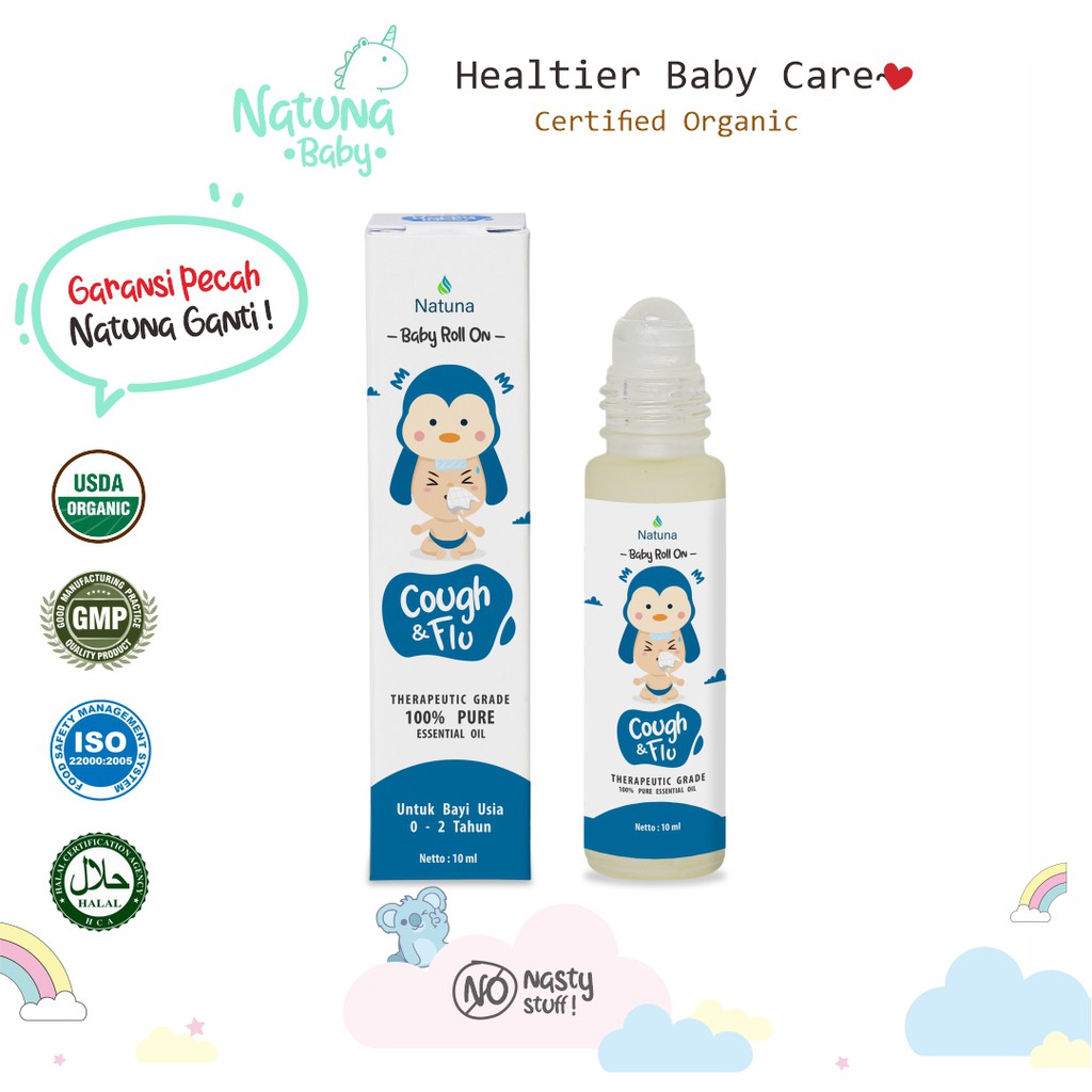 Jual Natuna Baby Roll On Cough Flu Essential Oil Aromatherapy Pereda Batuk Pilek Hidung Tersumbat Susah Tidur Penurun Demam Panas Anak Minyak Esensial Aromatherapy Indonesia Shopee Indonesia