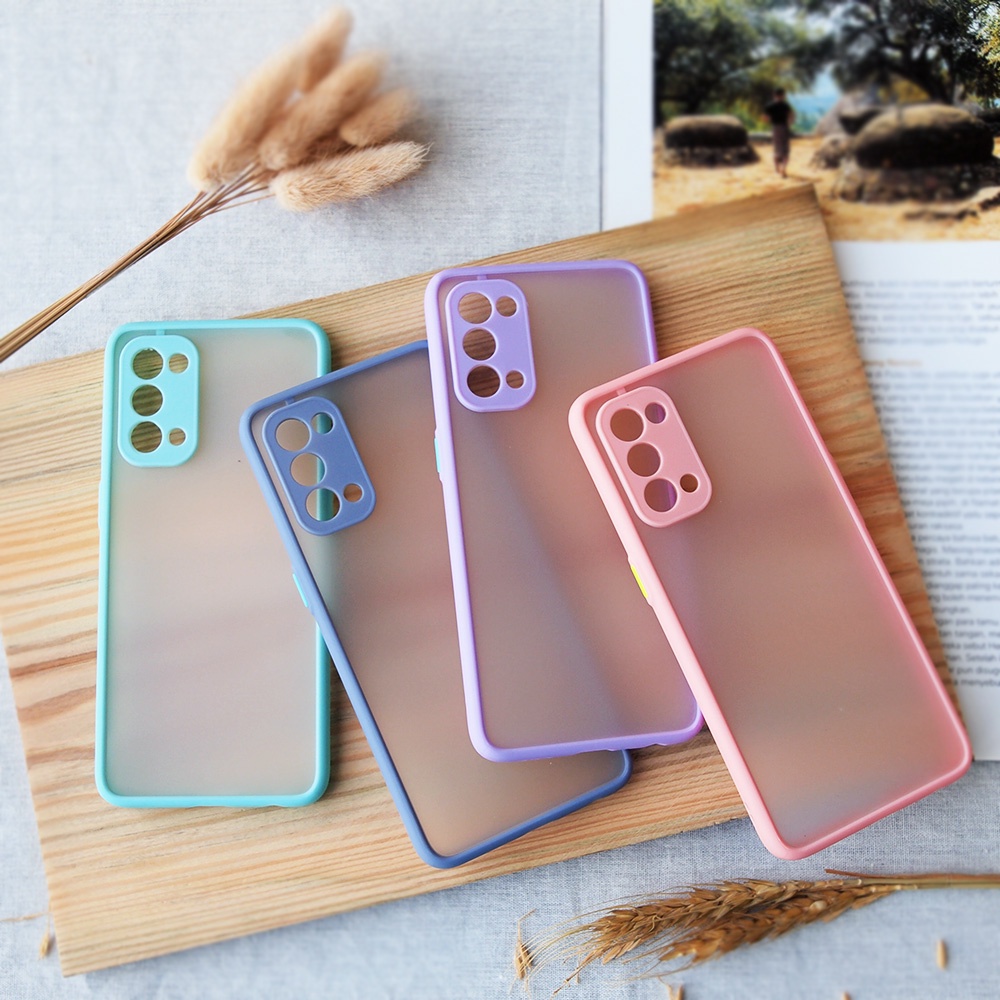 SOFTCASE OPPO A15 A3S A54 A7 A92 A9 2020 RENO 4 5 5F SOFTCASE MACARON CAMERA PROTECTOR