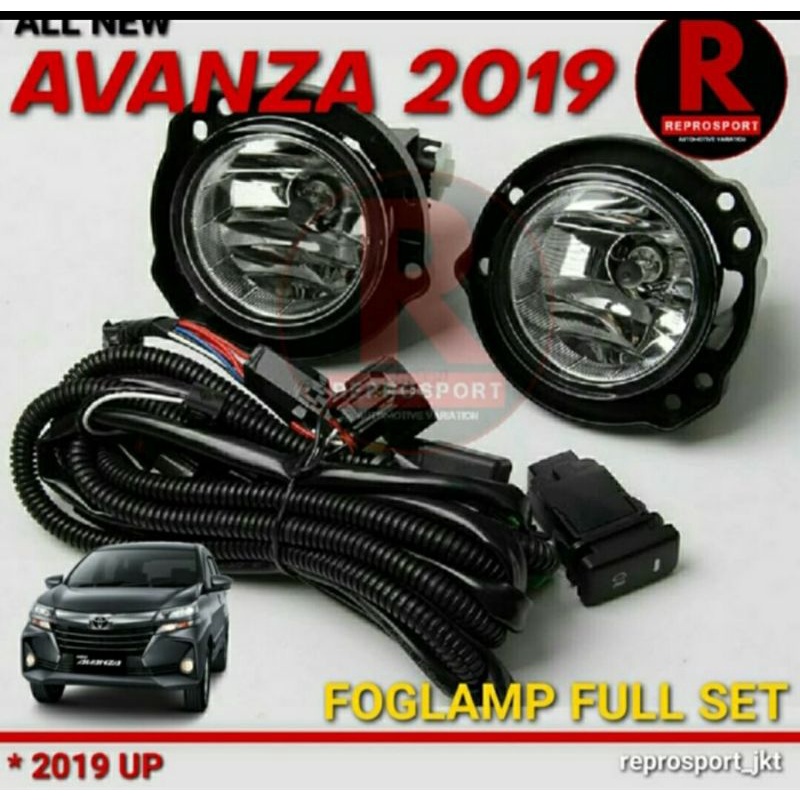 Foglamp Lampu Kabut Mobil Toyota Avanza 2019