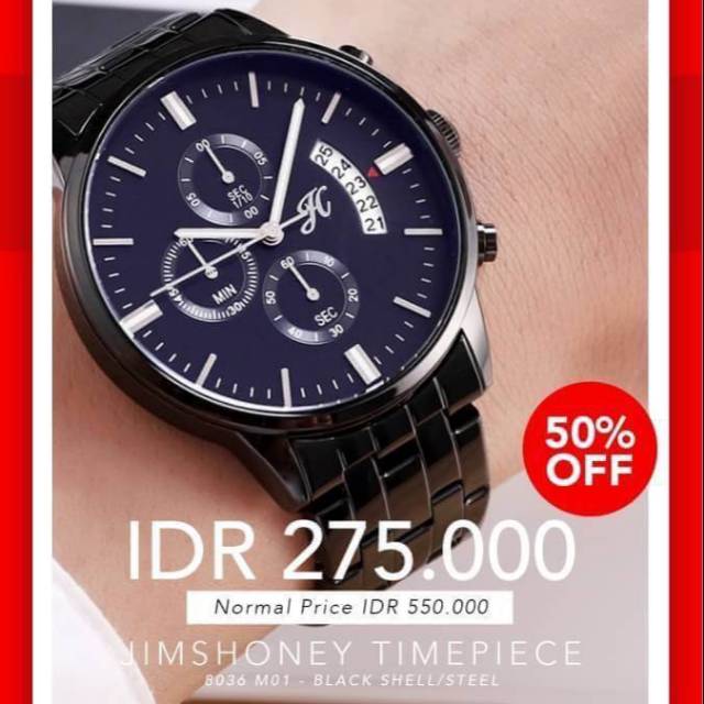 Jam Tangan Jimshoney 8036 Jam Tangan Pria