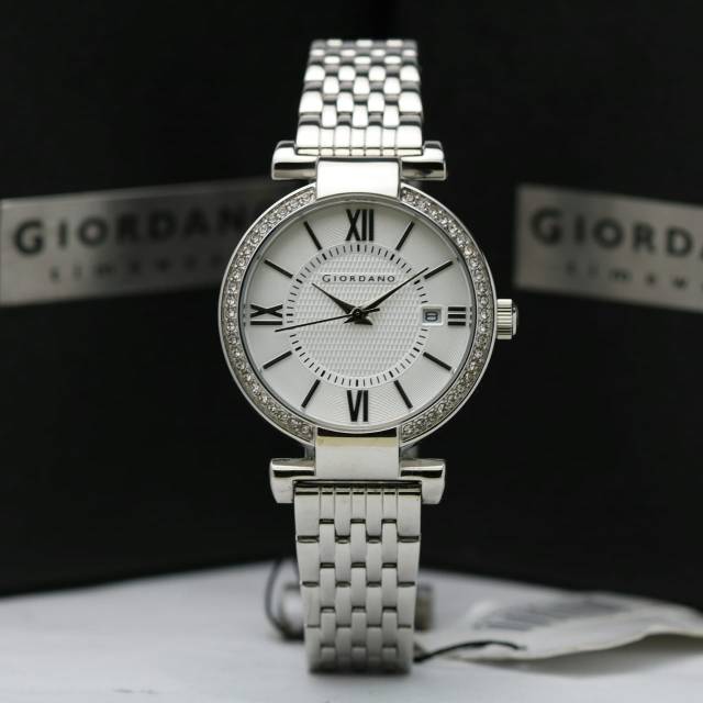 JAM TANGAN WANITA GIORDANO 2876-66 SILVER WHITE ORIGINAL