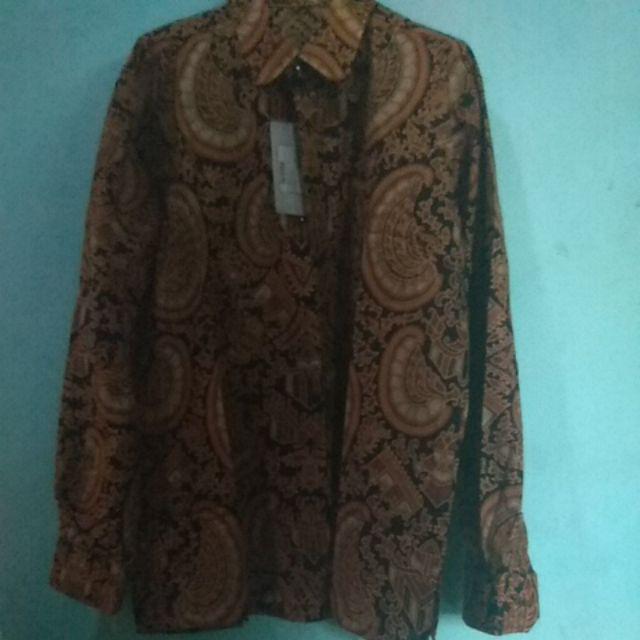 Kemeja Batik Pria Modern Motif Gajah Mada Seragam Batik M L Xl Batik Kantor Asli Pekalongan