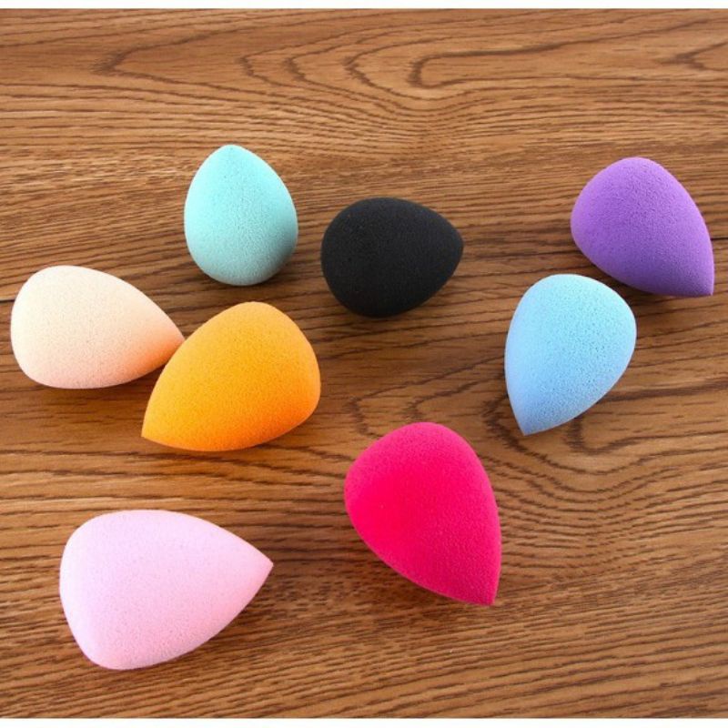 BEAUTY BLENDER Tear Drop Egg Sponge Make Up Wanita Terlaris Lembut Premium Spons Make Up Colorfull Sponge Telur