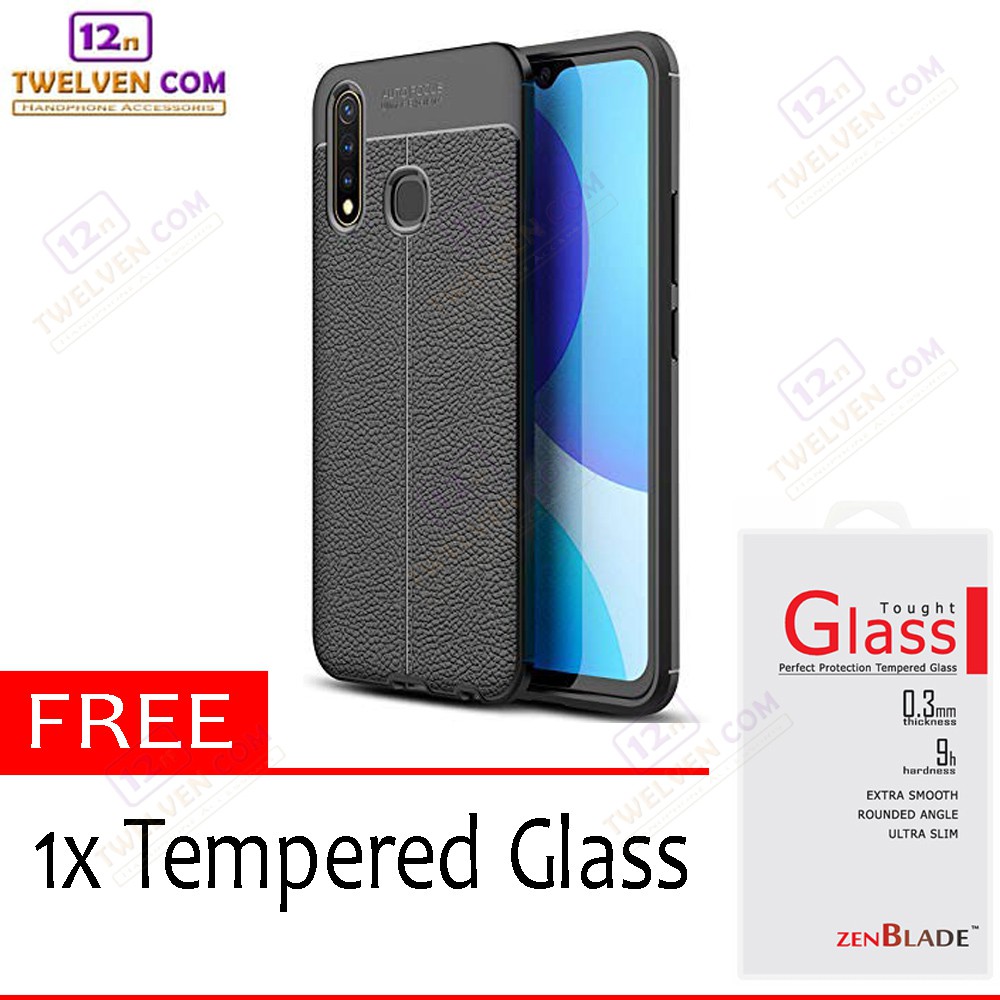 Case Auto Focus Softcase Vivo Y19 - Free Tempered Glass