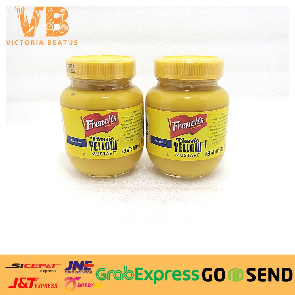

FRENCH'S CLASSIC YELLOW MUSTARD 170G GLUTEN FREE