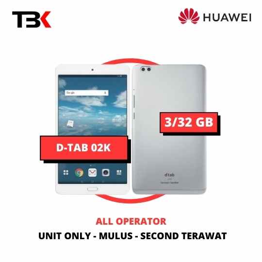 HUAWEI DTAB COMPACT D-02K 3/32GB SECOND